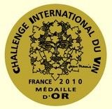 medaille d'or challenge internationnal des vins